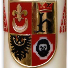 Kerze mit dem Wappen - Kardinal Gulbinowicz